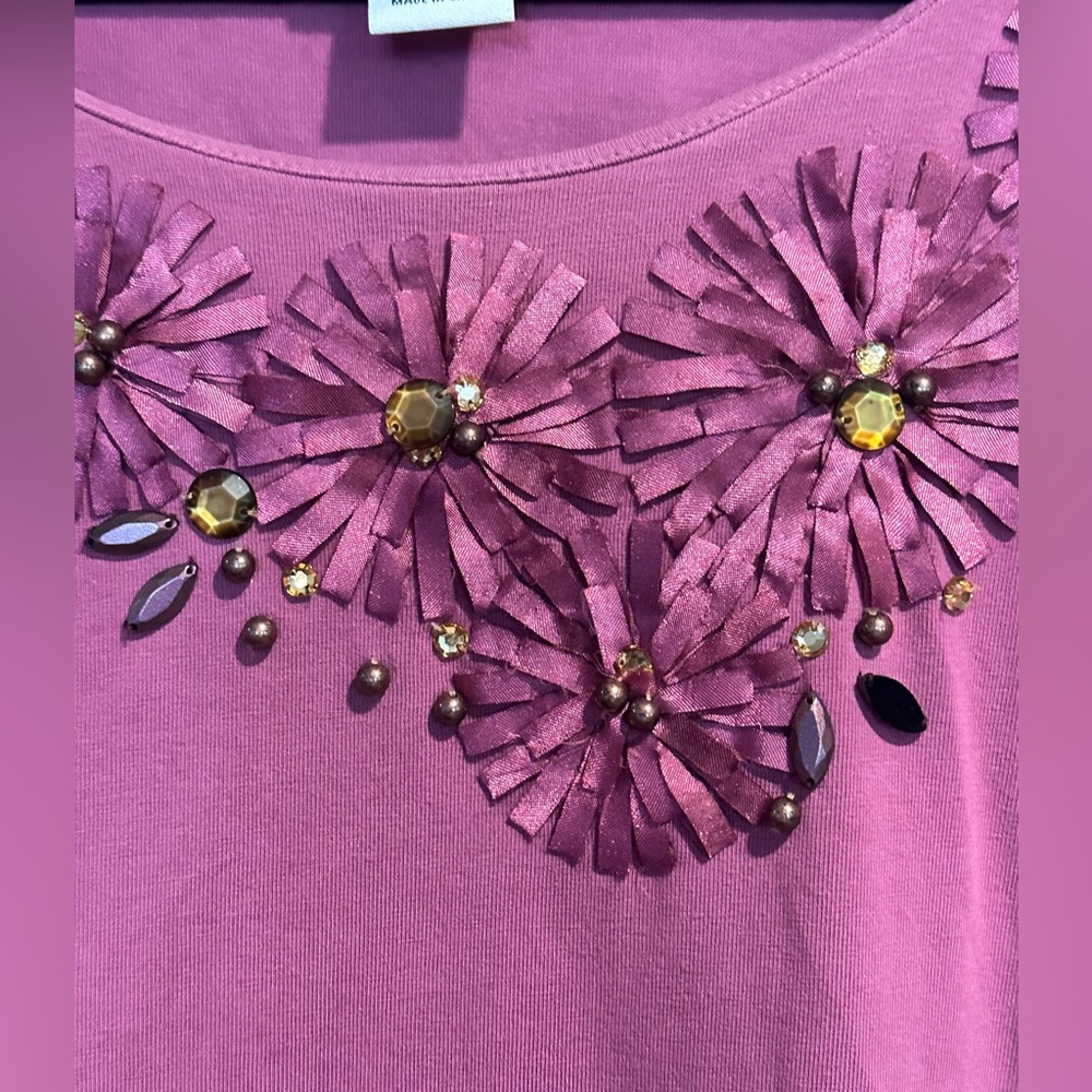 Ruby Rd Embellished Top - Picture 4 of 5